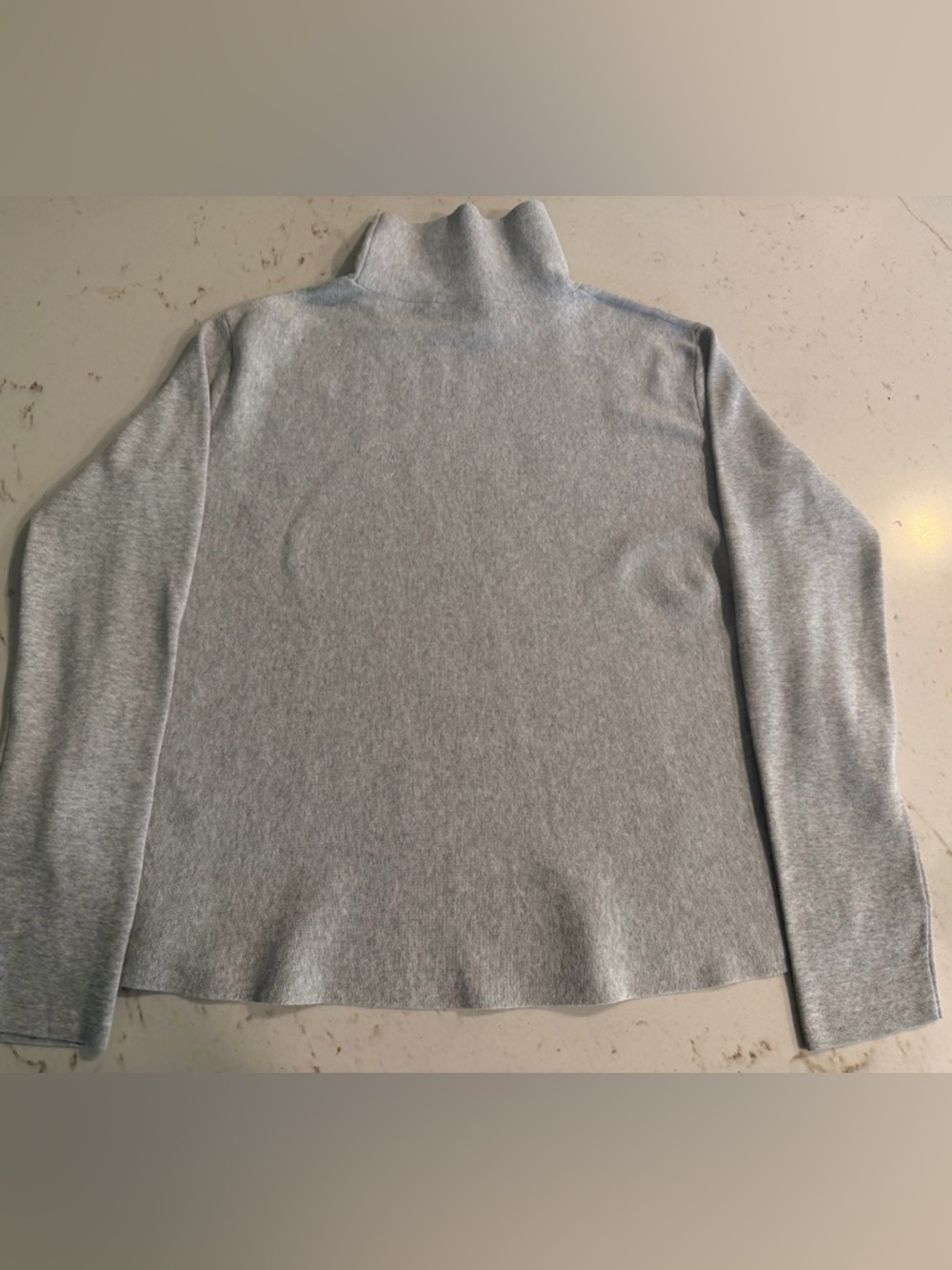 COS Pale Gray Funnel Neck Sweater Size S - Picture 4 of 5